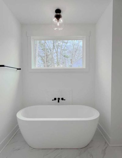 Soaking Tub in Custom Bath