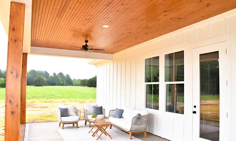 Custom Build Back Porch York County